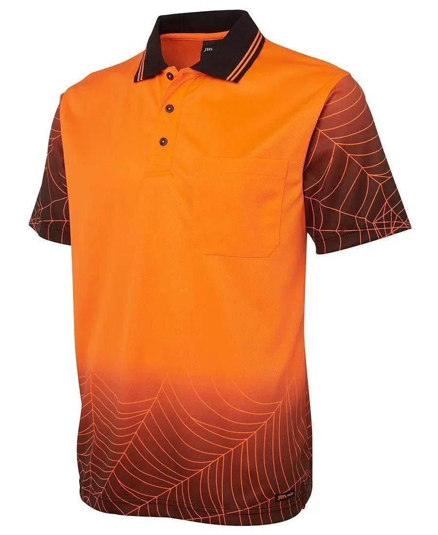 JB'S Hi-Vis Short Sleeve Web Polo 6WPS Metro Workwear.